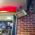 a CH installed at a fast food restaurant