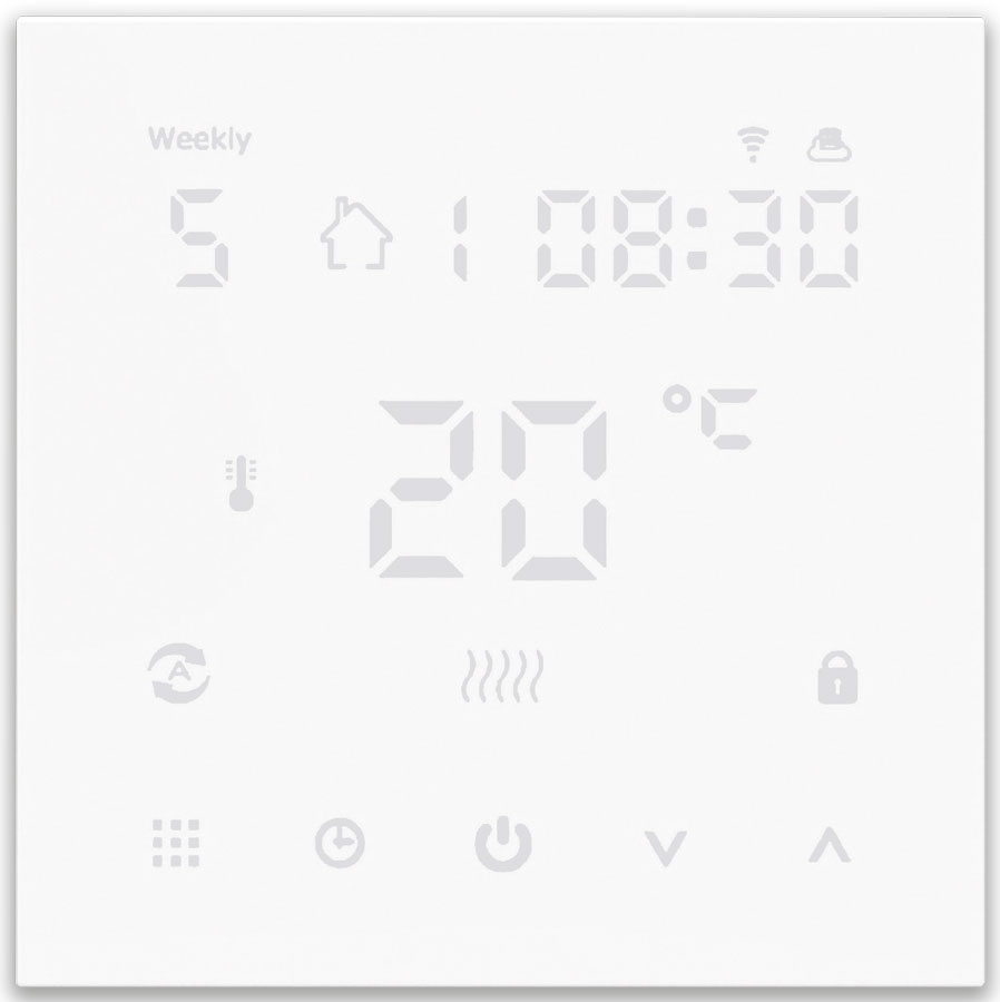 W16CW Wi-Fi thermostat – white