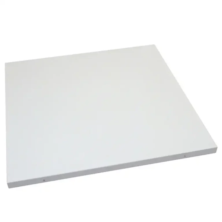 Square white canvas for painting, well-suited for artistic creations and designs.