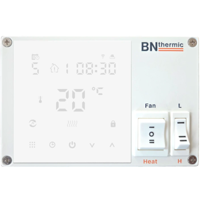 Programmable WiFi thermostat controller for BN Thermic fan heaters